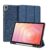 Samsung Galaxy Tab S11 DUX DUCIS Domo Series Tri-fold Stand PU Leather Cover – Blue