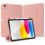 DUX DUCIS Domo Series iPad 10.9 (2022) Tri-Fold Stand Flip Leather Cover – Pink