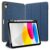 DUX DUCIS Domo Series iPad 10.9 (2022) Tri-Fold Stand Flip Leather Cover – Blue