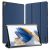 Samsung Galaxy Tab A11+ / A9+ DUX DUCIS Domo Series Tri-fold Stand Flip Cover Leather – Blue