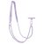 Adjustable Mobile Lanyard 90-120cm  2-in-1 Crossbody Strap with Tether Tab – Lilac Purple