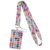 Phone Lanyard with ID Badge Holder – Mixed Colors