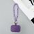 Phone Wrist Strap Beads 11cm Lanyard with Tether Tab – Purple