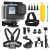 GoPro Hero 13 Kit 16-in-1 Accessories 13/12/11/10/9 Waterproof Case Chest Mount Head Strap Set