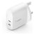 Belkin Boost Dual USB-C PD Wall Charger 40W – White (WCB006MYWH)