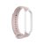 Xiaomi Mi Band 5/Band 5 NFC TPU Rubber Strap – Pink/White