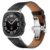 Samsung Galaxy Watch Ultra 47mm Leather Watch Strap with Butterfly Buckle – Black