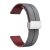 Magnetic Silicone Strap for Garmin vivomove Trend/Style/Luxe with Silver Buckle 20MM – Grey + Red