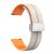 Magnetic Silicone Strap for Garmin vivomove Trend/Luxe with Silver Buckle 20MM – Starlight + Orange