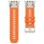 Fluorine Rubber Strap for Apple Watch 42/44/45/49mm Wrist Band – Orange