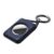 Apple AirTag TPU+PC Cover Keyring Holder – Dark Blue/Carbon Fiber