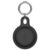 Apple AirTag Bluetooth Tracker Keychain Holder Silicone Cover with Buckle – Black