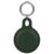 Apple AirTag Bluetooth Tracker Keychain Holder Silicone Cover with Buckle – blackish Green