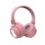 Porodo Soundtec Kids Wireless Over-Ear Headphone – Pink Rabbit (PD-STWLEP004-PK)