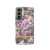 YB IMD-8 Series SAM A33 5G Floral Pattern Cover – Purple Peony