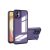 Matte Soft TPU Kickstand Samsung Galaxy A04 4G Cover With Lens Film – Purple