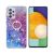 YB IMD Series SAM A04s Marble Pattern Kickstand Cover – Blue Flowers