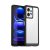 Hybrid TPU + Acrylic Redmi Note 12 4G Cover – Transparent Black