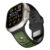 Apple Watch Dual Color 49/46/45/44mm Silicone Strap – Black/Green