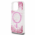Guess Magsafe Glitter Hard Case With Resin Glitter for iPhone 16 Pro Max – Fuschia(GUHMP16XRGRGEF)