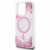 Guess Magsafe Glitter Hard Case With Resin Glitter for iPhone 16 Pro – Fuschia (GUHMP16LRGRGEF)