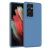Silicone Silky SAM S21 Ultra Cover Logo – Blue