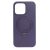 iPhone 15 Pro Max Silicone Magsafe Round Kickstand Cover – Purple
