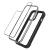 Green Hibrido Shield Case for iP 13 – Silver