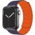 Green Silicone Magnetic Apple Watch Band 42/44/45mm – Purple/Orange (GNMWB45MPLOG)