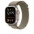 Apple Watch Ultra 2 49mm Titanium Case with Olive Alpine Loop – Large MRFK3