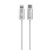 Porodo Woven 30W Lightning to Type-C Cable 1.2M – White (PD-W30LC1-WH)