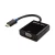 RoHS Mini HDMI to VGA Male Cable Adapter 1M – Black