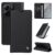 Redmi Note 14 4G YIKATU YK- 001 PU Leather Cover with Stand –  Black