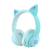 Cat ear L550 Bass Bluetooth Headphone –  Blue