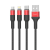Budi Data Cable 1.2Meter 3in1 – Black J150T3B
