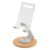 Porodo Transparent Mobile Stand – White(PD-TRNSMS-WH)