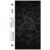 Black Flower Pattern 3D embossed UV Back film NT107