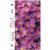 Flower 3D embossed UV Back film NT015