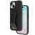 Levelo Morphix Silicone Case With Leather Grip For iPhone 15 – Black (LVLMSL15BK)