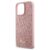Guess Fixed Glitter Hard Case For iPhone 16 Pro – Pink(GUHCP16LHGGSHP)