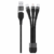 Green Lion 3 in 2 Braided Fast charging Cable 60W 1.2M – Black (GN3IN2FCCLBK)
