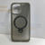 iPhone 15 Pro Max NY Rotating Round Kickstand Cover – Grey