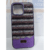 iPhone 16 Pro RMO Shining Leather Stones Cover – Lavender