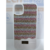 iPhone 15 RMO Shining Leather Stones Cover – White