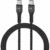 Budi 65W USB-C to Type-C 1Meter Braided Cable – Black DC206TT10B