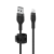 (CAA010bt3MBK) Belkin BOOST CHARGE™PRO Flex USB-A to Lightning Cable_Braided Silicone 3M – Black