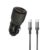 Porodo 95W Transparent USB-A+C Port Car Charger with C to C Cable – Grey PDFWCH048CGY