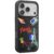 iPhone 17 Pro Levelo Vallo PU leather Paris Embroidery Cover – Midnight Black