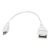 USB Female To Micro Adapter – White