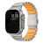 Samsung Galaxy Watch8/ 8 Classic 44mm/40mm/46mm Titanium Metal Strap Turtle Buckle – Titanium/Orange